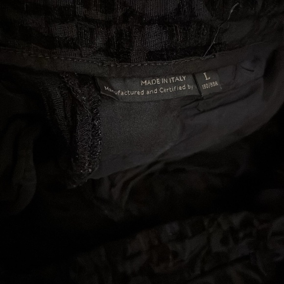 VERSACE MEN'S BLACK ACTIVEWEAR PANTS - Picture 7 of 8